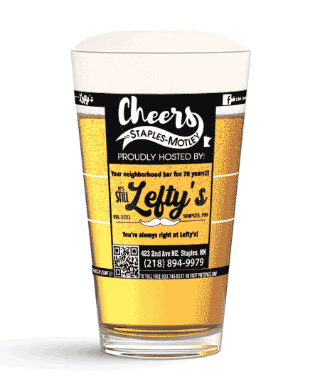 Lefty's campaign glass